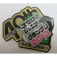 Quick Produced Metal Cmyk Printed Lapel Pin Badge (badge-105)